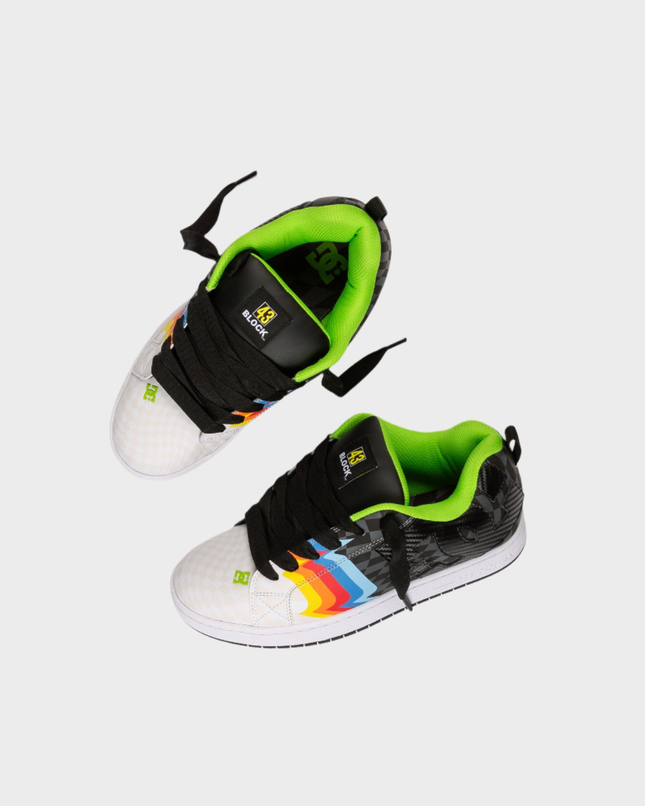 43i Mens Court Graffik Skate Shoes