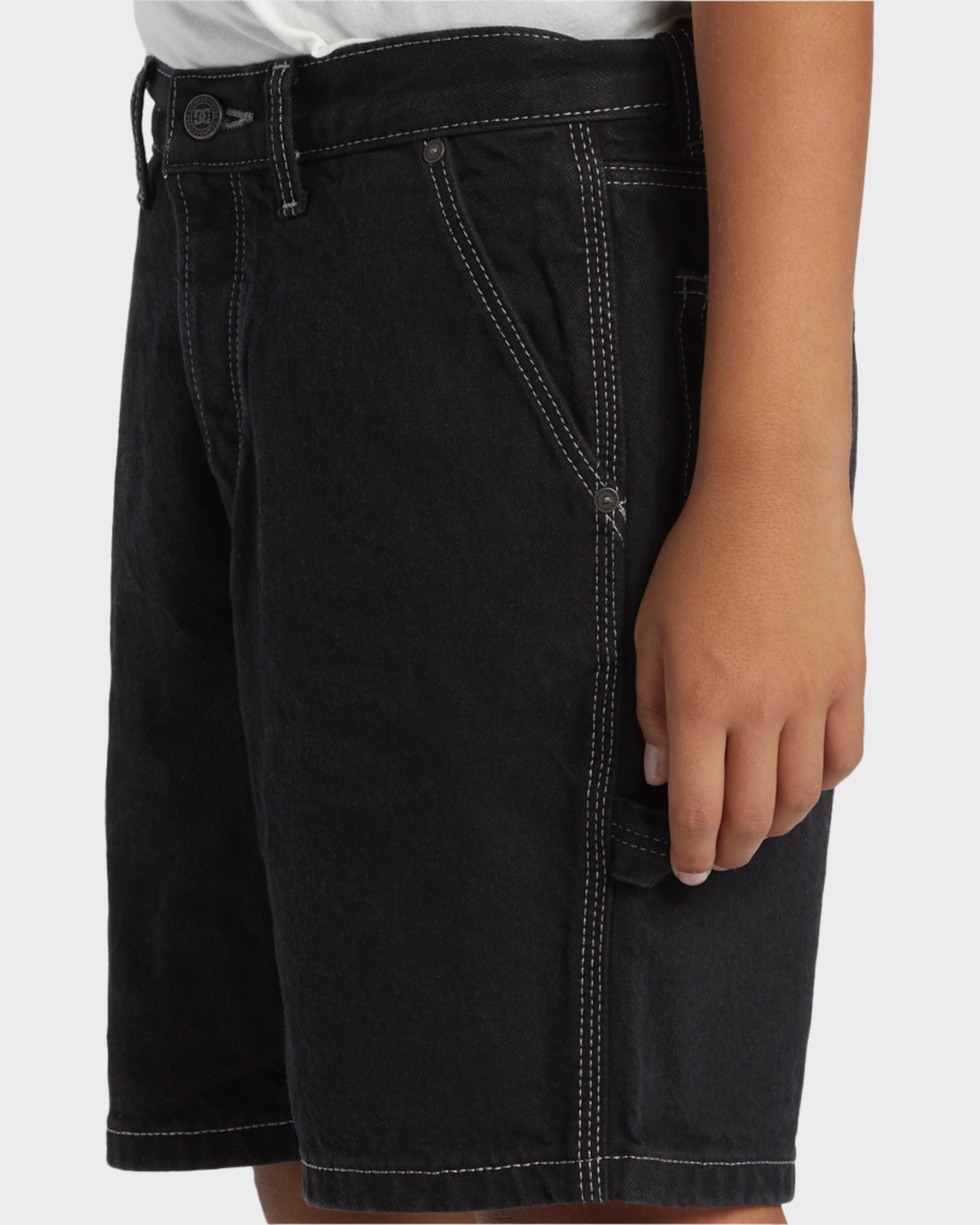 Boys 8-16 Carpenter Baggy Denim Shorts
