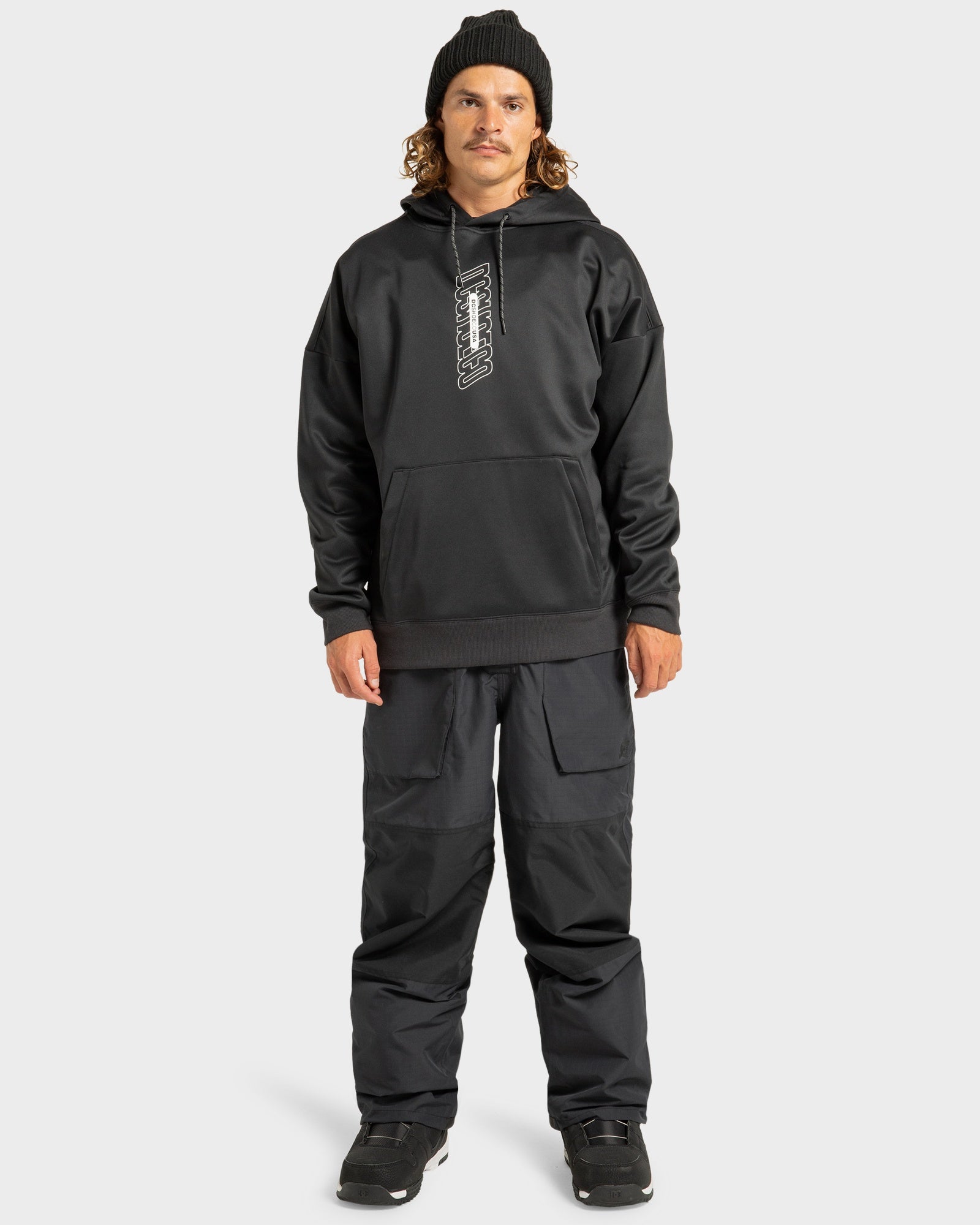 Mens DC Omega Fleece Pullover Hoodie