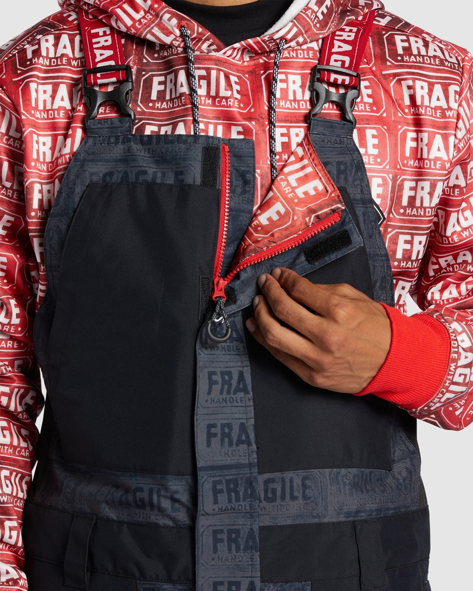 Mens Andy Warhol Shadow Snow Bib