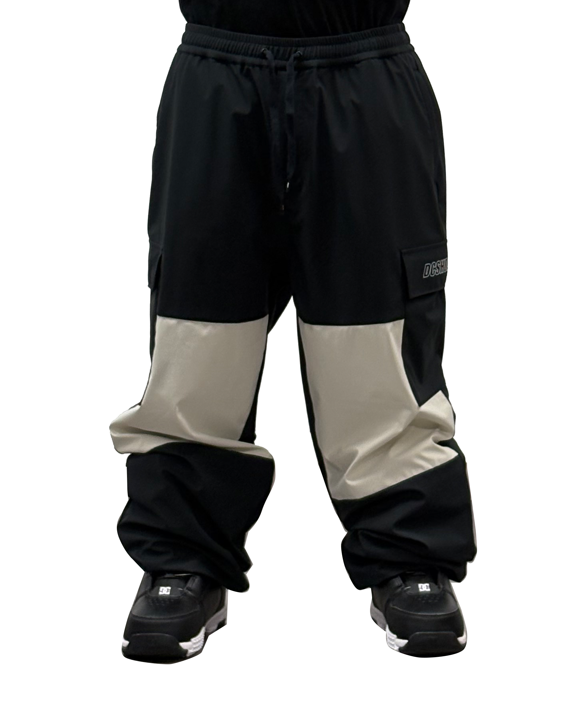 Mens Cargo Block Snow Pants