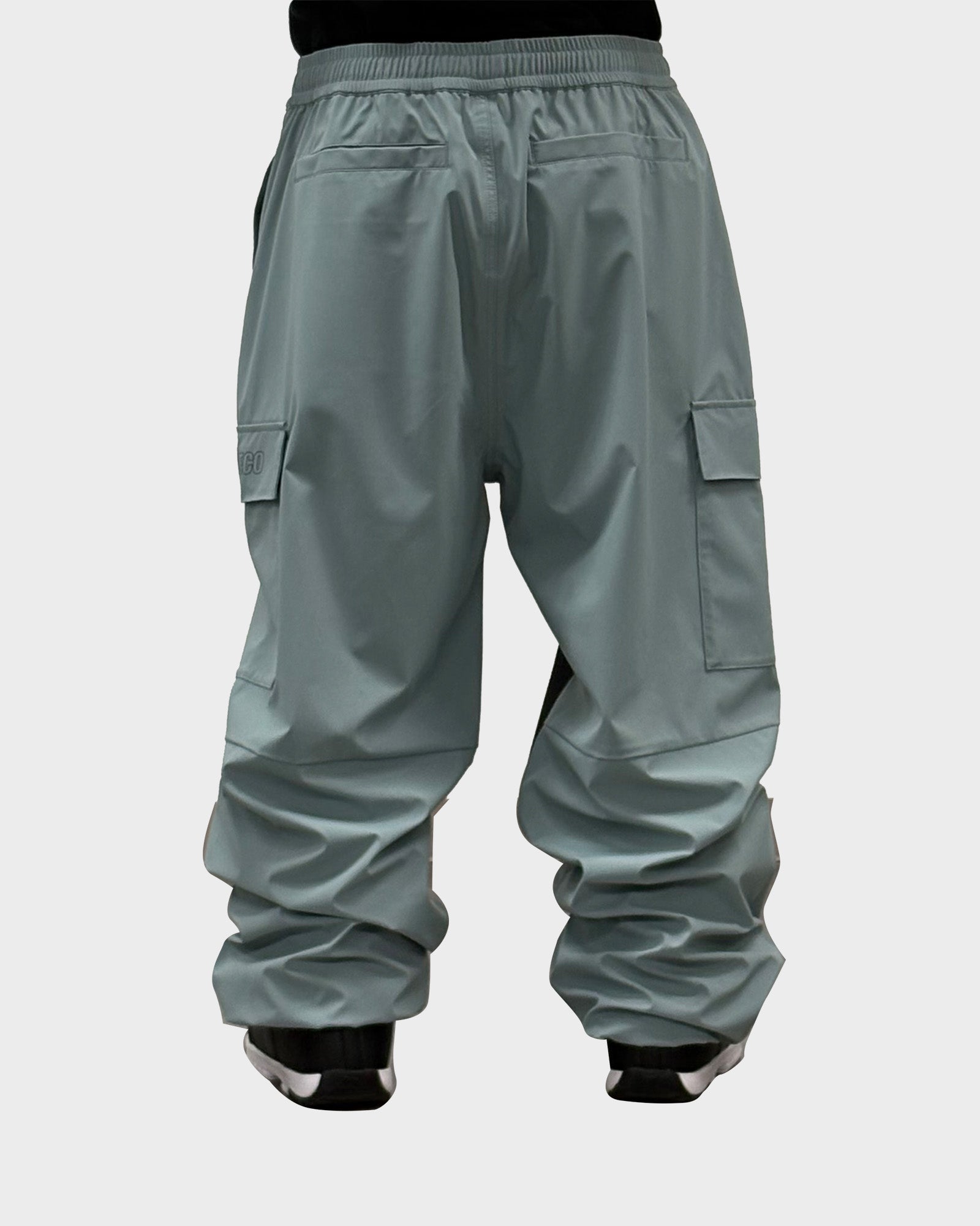 Mens Cargo Block Snow Pants