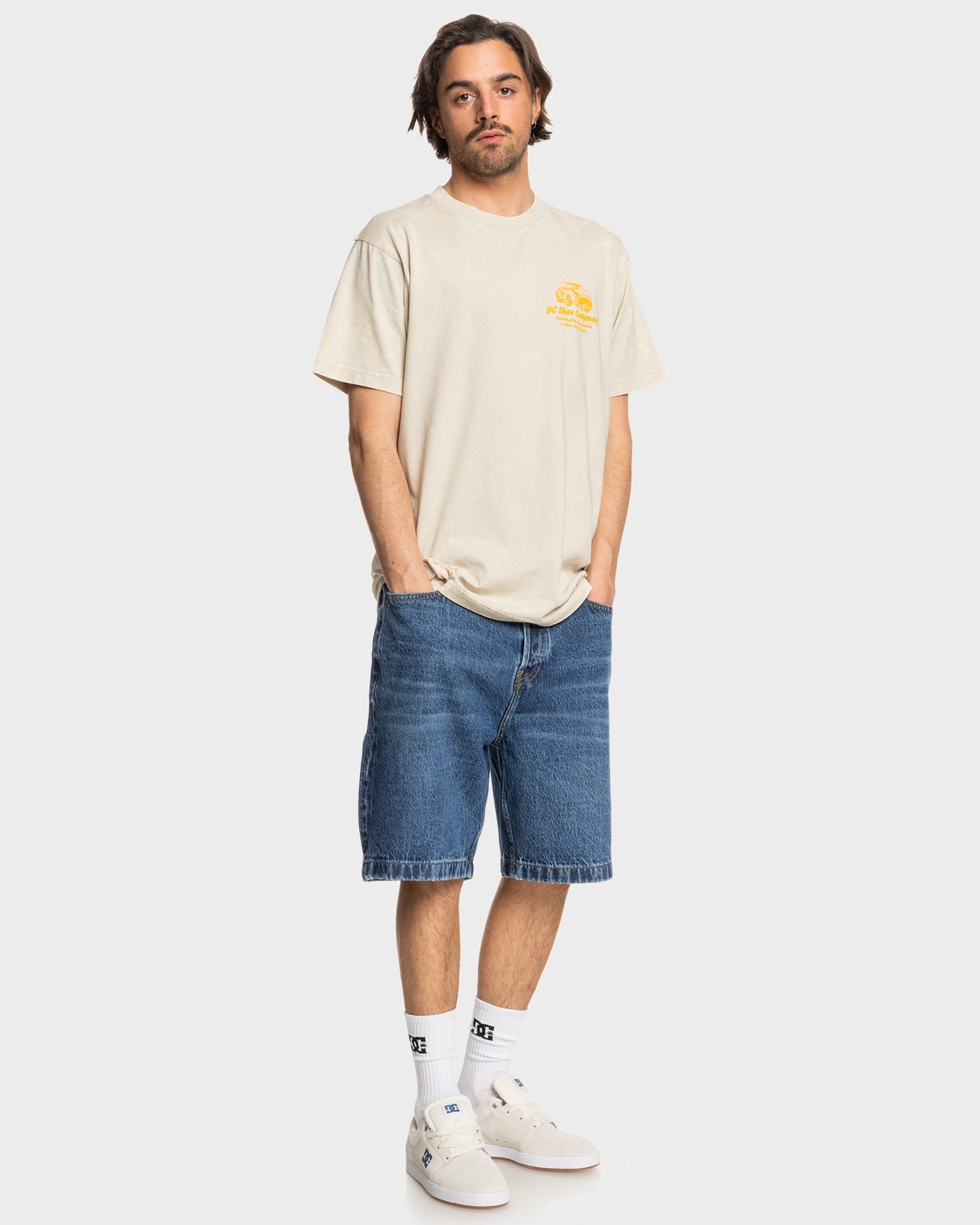 Mens Worker Baggy 19.5" Denim Shorts