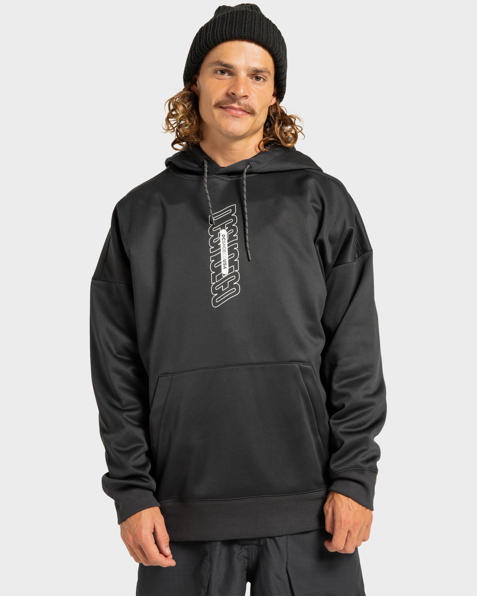 Mens DC Omega Fleece Pullover Hoodie