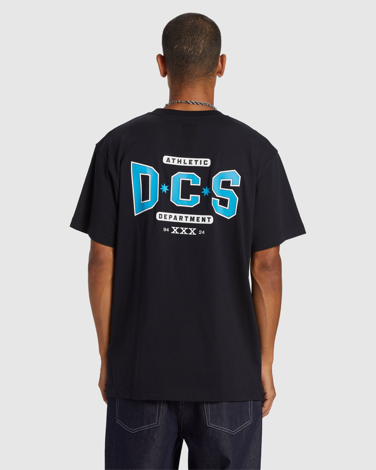 Mens Department Heritage Short Sleeve T Shirt BLACK XS